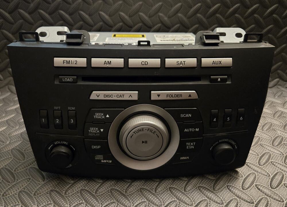 OEM 2010 2011 Mazda 3 AM FM Radio 6 Disc CD MP3 WMA AUX SAT